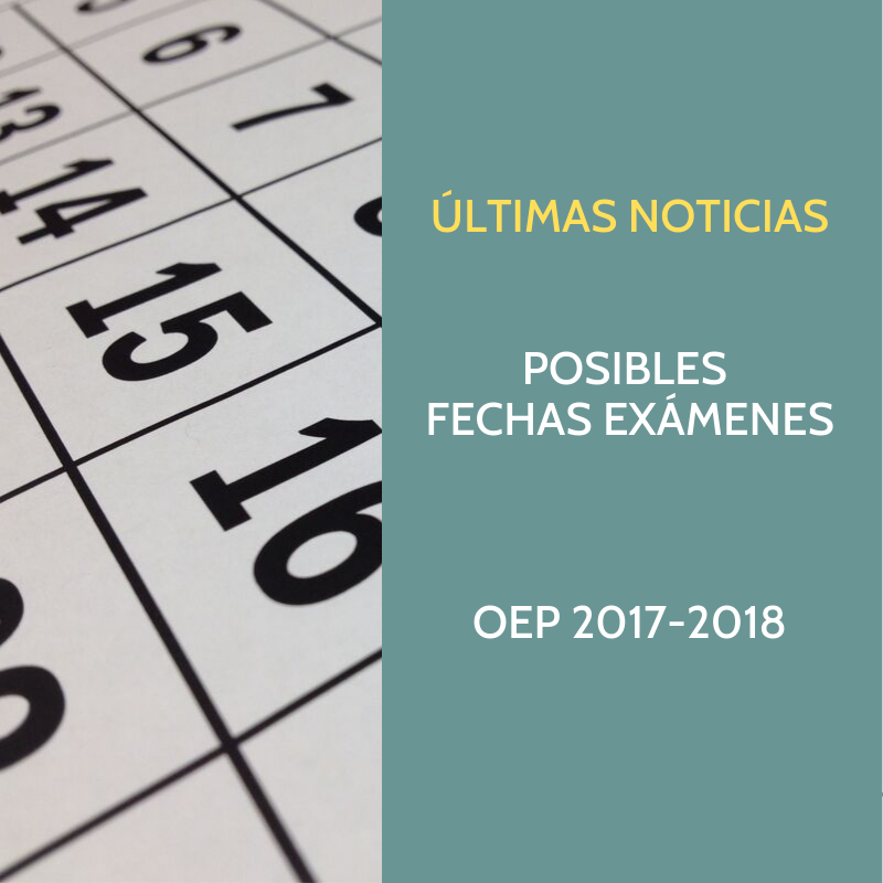 Últimas noticias fechas y nombramiento Tribunales Calificadores