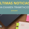 fecha examen tramitación procesal