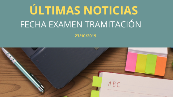 fecha examen tramitación procesal