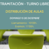 tramitación procesal distribución aulas