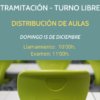 tramitación procesal distribución aulas