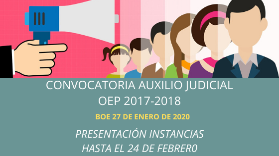 convocatoria auxilio judicial