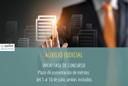 Auxilio Judicial: Inicio fase de concurso
