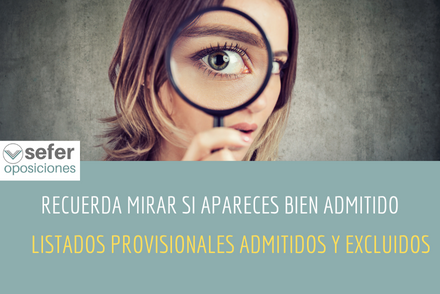 Recuerda 🙋 mirar si apareces bien admitido